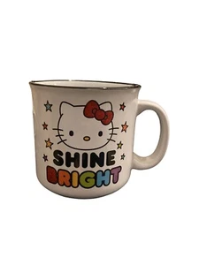 Brand New Hello Kitty Shine Bright Rainbow Glitter Mug Oversized 20 Oz - Picture 1 of 7