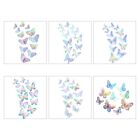 12Pcs for Butterfly Home Wall Decor Wall Stickers Waterproof Refrigerator Sticke