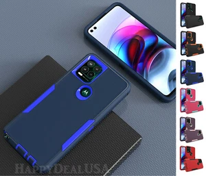 For Motorola Moto G Stylus 2021 5G - Heavy Duty Dual Layer Rugged Cover Case - Picture 1 of 25