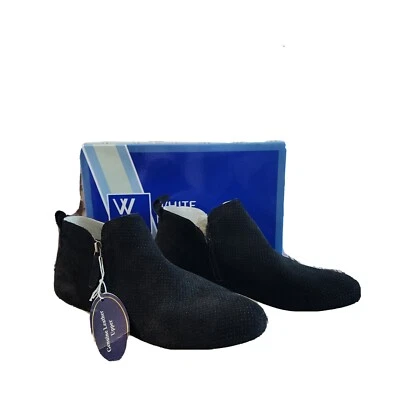 Zapatos Beaumont para mujer WHITE MOUNTAIN gamuza negra cuero genuino talla 11 M Foto 1 de 4