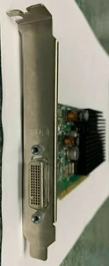 ATI Radeon X600 PCI-E 128MB DMS-59 Dual Display Graphics Card Retro PC Gaming - Picture 1 of 2