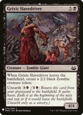 1x Grixis Slavedriver MTG Mystery Booster NM Magic Regular