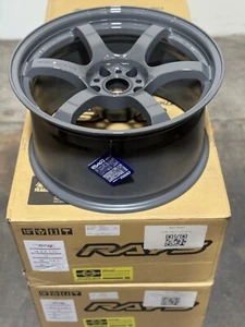 SET OF 4 RAYS GRAM LIGHTS 57DR ARMS GRAY AG WHEELS 18x9.5 +12MM OFFSET 5x114.3 - Picture 1 of 7