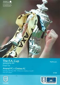 ARSENAL V CHELSEA ~ FINAL COPA FA 2002 ~ PROGRAMA EXCELENTE ESTADO - Imagen 1 de 1