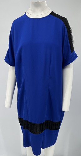 MAISON MARGIELA Abito a turni Maison Martin Margiela ALTERATO blu reale manica corta taglia XL