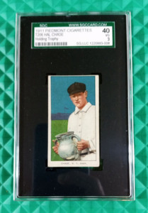 T206 Hal Chase Holding Trophy SGC 40 VG 3 Piedmont