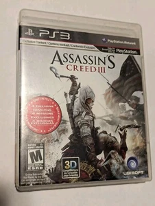Assassin's Creed III (Sony PlayStation 3, 2012) CIB, No Manual Included - Picture 1 of 9