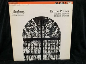 BRAHMS German Requiem & Song of Destiny BRUNO WALTER, Christoff - FONITCETRA 2LP - Picture 1 of 5