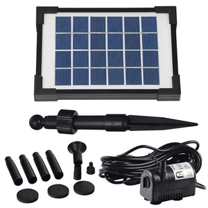 Agora-Tec® Solar Teichpumpe Garten Pumpe Springbrunnen Springbrunnenpumpe Set - Bild 1 von 4