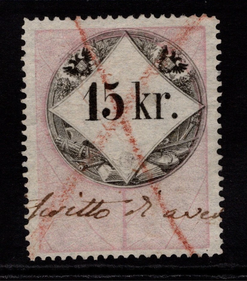 Papel Blanco Lombardía Venetia 15k Rosa Usado Perf 13.5 - S36140 Foto 1 de 1