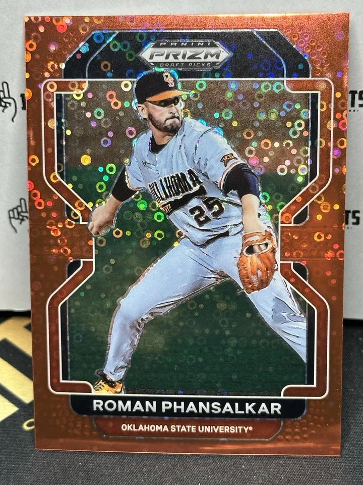 2022 Panini Prizm Draft Picks- Roman Phansalker- 33/99 Red Donut Circles - Image 1 of 2