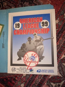 USPS 1999 NY Yankees FSC (2l And Poster - Picture 1 of 3