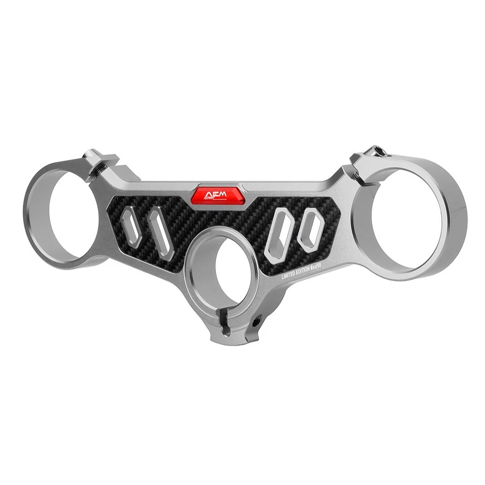 Yugo triple abrazadera edición limitada AEM Factory Ducati Panigale V4 2025+ - plateado Foto 1 de 1