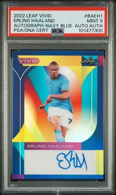 2022 Leaf Vivid Erling Haaland #BA-EH1 - Image 1 of 3