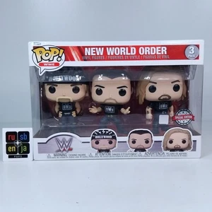 Funko Pop! WWE NWO New World Order Hulk Hogan Hall Kevin Nash 3 Pack - Picture 1 of 6