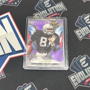 2024 Topps Inception - Tim Brown /125 Purple 🔥 - Picture 1 of 2