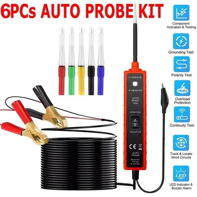 6-36V Digital Automotive Car Power Circuit Electrical Tester Probe Test Light Foto 1 de 4