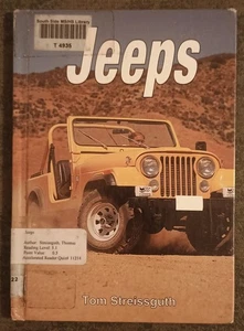 Jeeps by Tom Streissguth - hardcover book - 1995 - Imagen 1 de 1