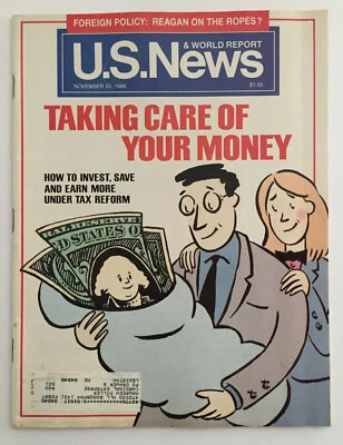 US News & World Report November 24, 1986 Taking Care Of Your Money - Image 1 of 3