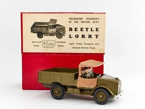 BRITAINS LTD # 1877 BEETLE LORRY Transport Truck  w/Box 1940's Nearly Mint #V66 - Picture 1 of 23