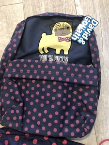 David & Goliath “You So Pugly!” Backpack & Matching Gym Bag PE Kit New With Tags - Picture 1 of 6