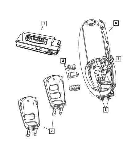 Módulo electrónico genuino Mopar 2003-2007 Chrysler Town & Country 5093871AC Foto 1 de 1