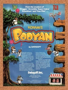 1982 Pooyan Commodore 64 Original Advertisement / Retro Wall Art v1 - Picture 1 of 2