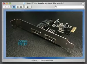 2 Port eSATA/SATA III 6,0Gb PCIe x1 Lane Controller Karte *Apple MacPro 1,1-5,1 - Bild 1 von 2