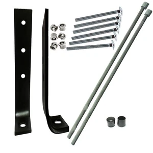 Kits de fijación de pernos de anclaje/tierra blanda para cobertizo, cenador, gazebo, pérgola (LARGO) - Imagen 1 de 6