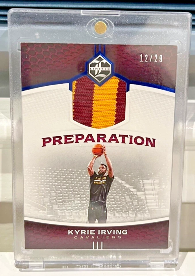 2016-17 Panini Limited Kyrie Irving Game-Worn Warm Up Patch /29 RARE - Image 1 of 2