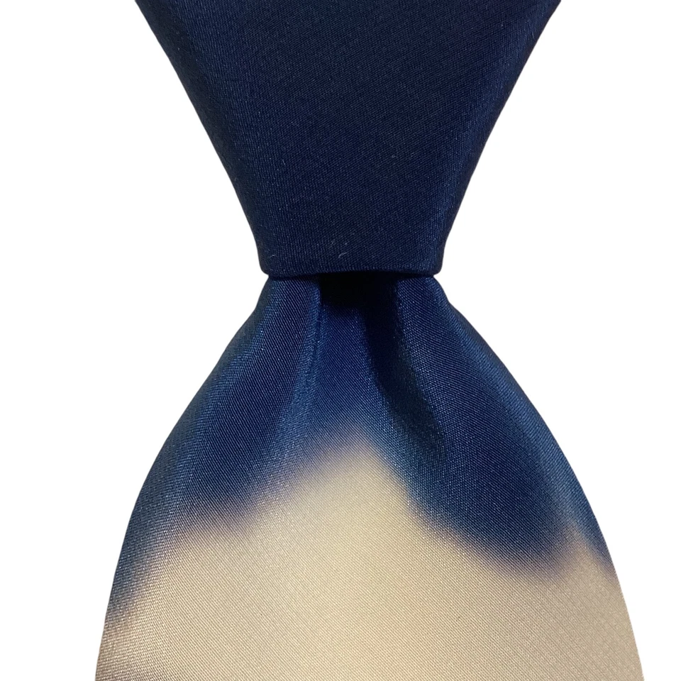 Corbata de Seda ROBERT DASKAL Diseñador EE. UU. Pintada a Mano BÉISBOL Azul/Multi Nueva con Etiquetas Foto 1 de 3