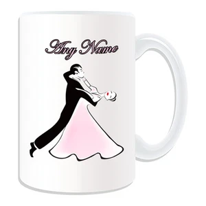 Personalised Gift Foxtrot Waltz Dancer Mug Money Box Cup Dance Ballroom Tango - Picture 1 of 20