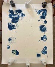 SAM FRANCIS,'BLUE BALLS IV, 1960' RARE 2001 SILKSCREEN PRINT