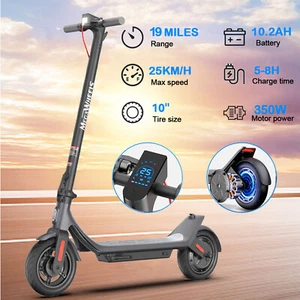 10.2AH 350W Electric Scooter Adult Commute Folding Long Range E-Scooter with APP - Picture 1 of 12