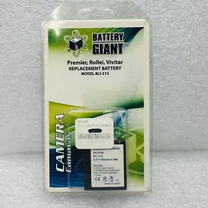 Battery for Premier, Rollei, VIVITAR BLI-315, 6330 3.6V 1050mAh LI-ION - Picture 1 of 2