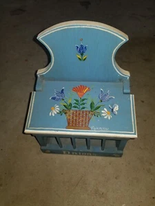 Vintage Onion Wood Storage Box Rustic Farmhouse Country - Picture 1 of 8