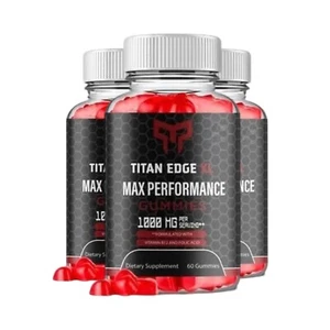 3-Pack Titan Edge XL Gummies TitanEdge XL Maximum Strength Gummies - 180 Gummies - Picture 1 of 5