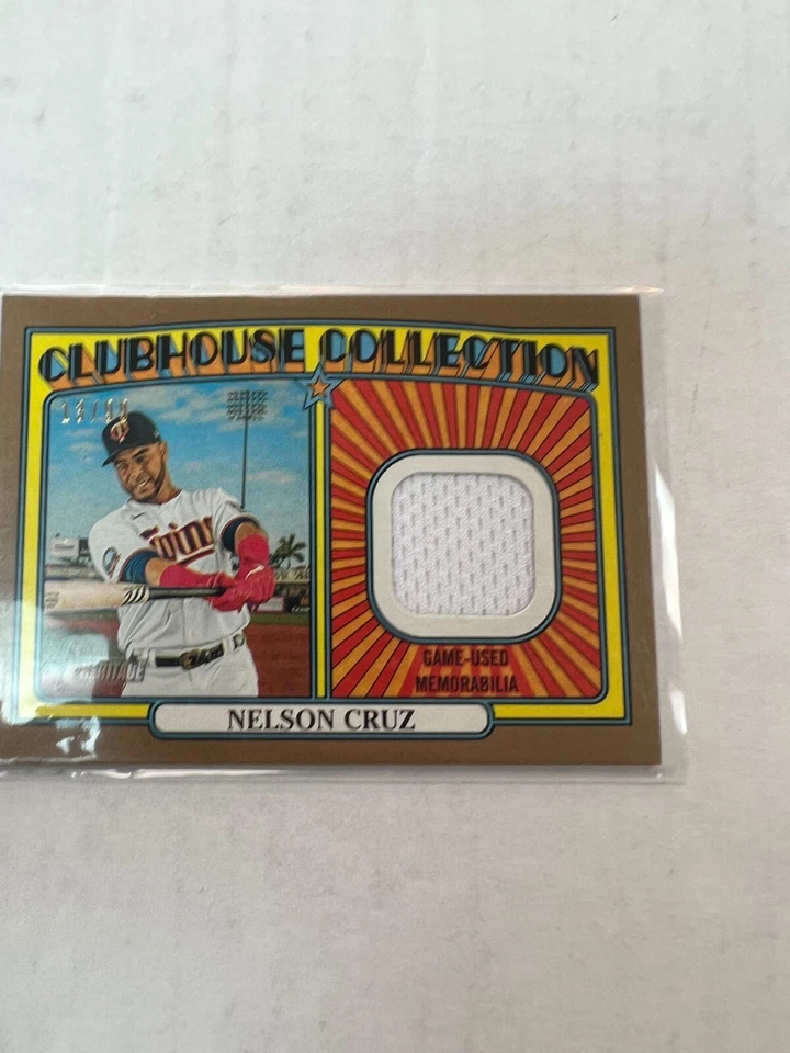 Nelson Cruz 2021 Heritage Jersey Card #CCR-NC Serial #13/99 - Image 1 of 1