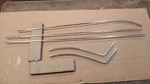 53 1953 Chevy Belair interior door panel assorted stainless trim moldings inside - Picture 1 of 8