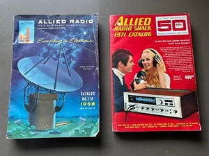 Vtg 1958 & 1971 Allied Radio Shack Catalogs Stereo Tape Recorders Radios ETC. - Picture 1 of 21