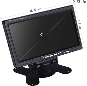 Monitor Padarsey 7 pulgadas retroiluminación LED TFT LCD para cámaras de visión trasera de automóvil, DVD de automóvil, - Imagen 1 de 3