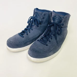 Hombres Talla 13 NIKE Air Jordan Retro 2 Decon Thunder Azul Zapatos 897521-402 Hi-Tops - Imagen 1 de 12