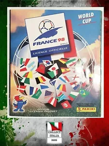 ALBUM figurine calciatori PANINI WORLD CUP FRANCE 98 COMPLETO con IRAN GUERIN - Foto 1 di 11