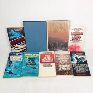 9 Vintage Books Bermuda Triangle & Atlantis Mystery Conspiracy, Berlitz Jeffrey - Picture 1 of 24