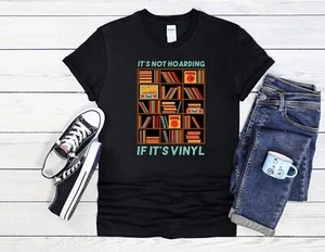 T-Shirt Vinyl Record Collector Cool Uomo Donna Unisex Maglietta Felpa con Cappuccio Baseball 4118 - Foto 1 di 7