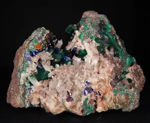 Gem Azurite, Crystalline Cerussite & Ball Malachite-Tsumeb Mine - Picture 1 of 14