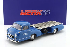 Mercedes-Benz Renntransporter Das blaue Wunder Baujahr 1955 blau 1:18 WERK83 - Picture 1 of 1