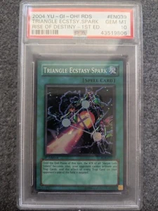 YUGIOH TRIANGLE ECSTACY SPARK 1ST EDITION SUPER RARE#RDS-EN039 PSA 10 GEM MINT - Picture 1 of 1