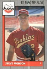 1990 El Paso Diablos Grand Slam #22 Steve Monson