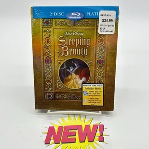 Sleeping Beauty Limited Edition Steelbook Blu-Ray 3-Disc 2008 50th Anniversary - Picture 1 of 3